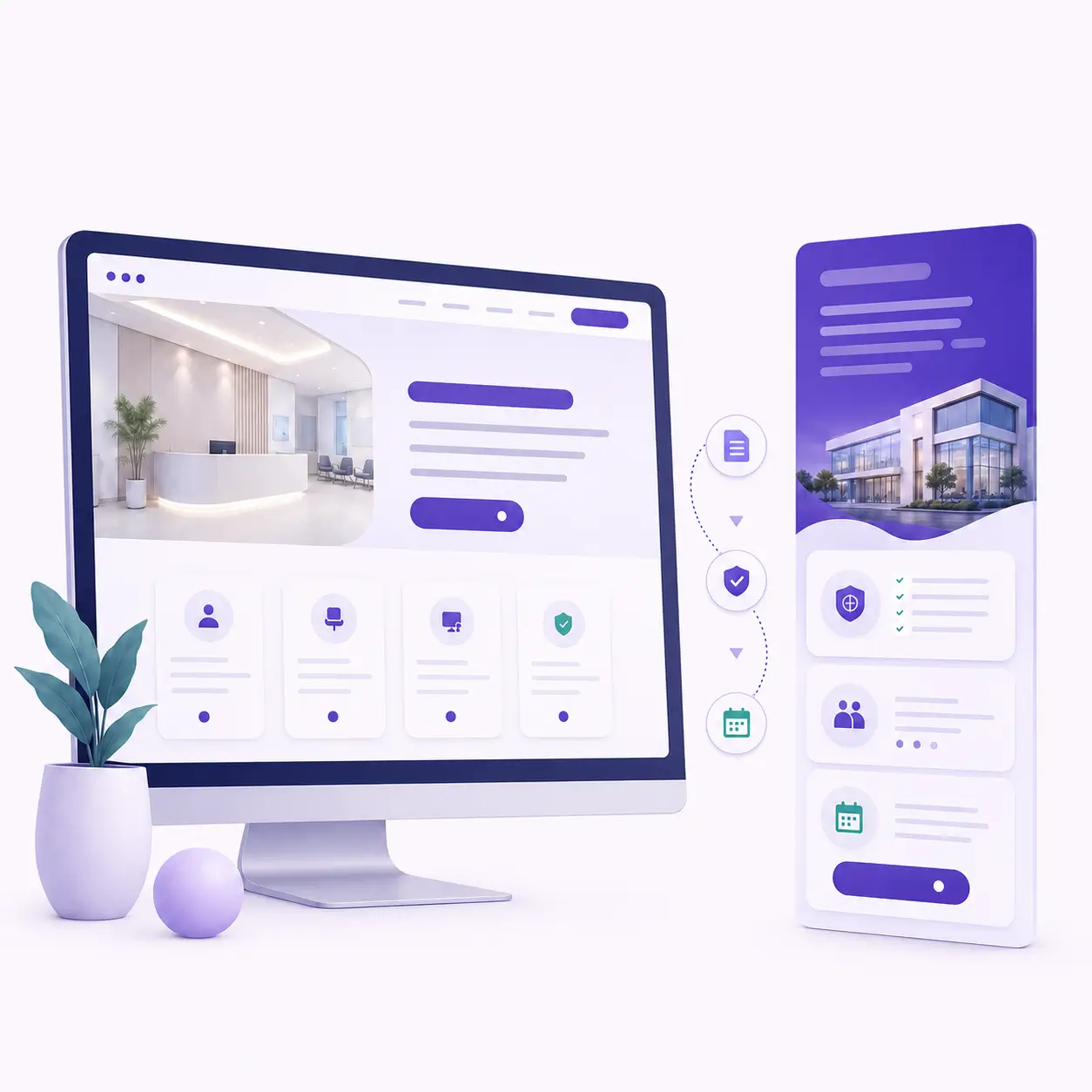 تصميم مواقع وصفحات هبوط للعيادات الطبية