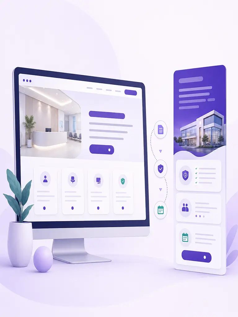 تصميم مواقع وصفحات هبوط للعيادات الطبية